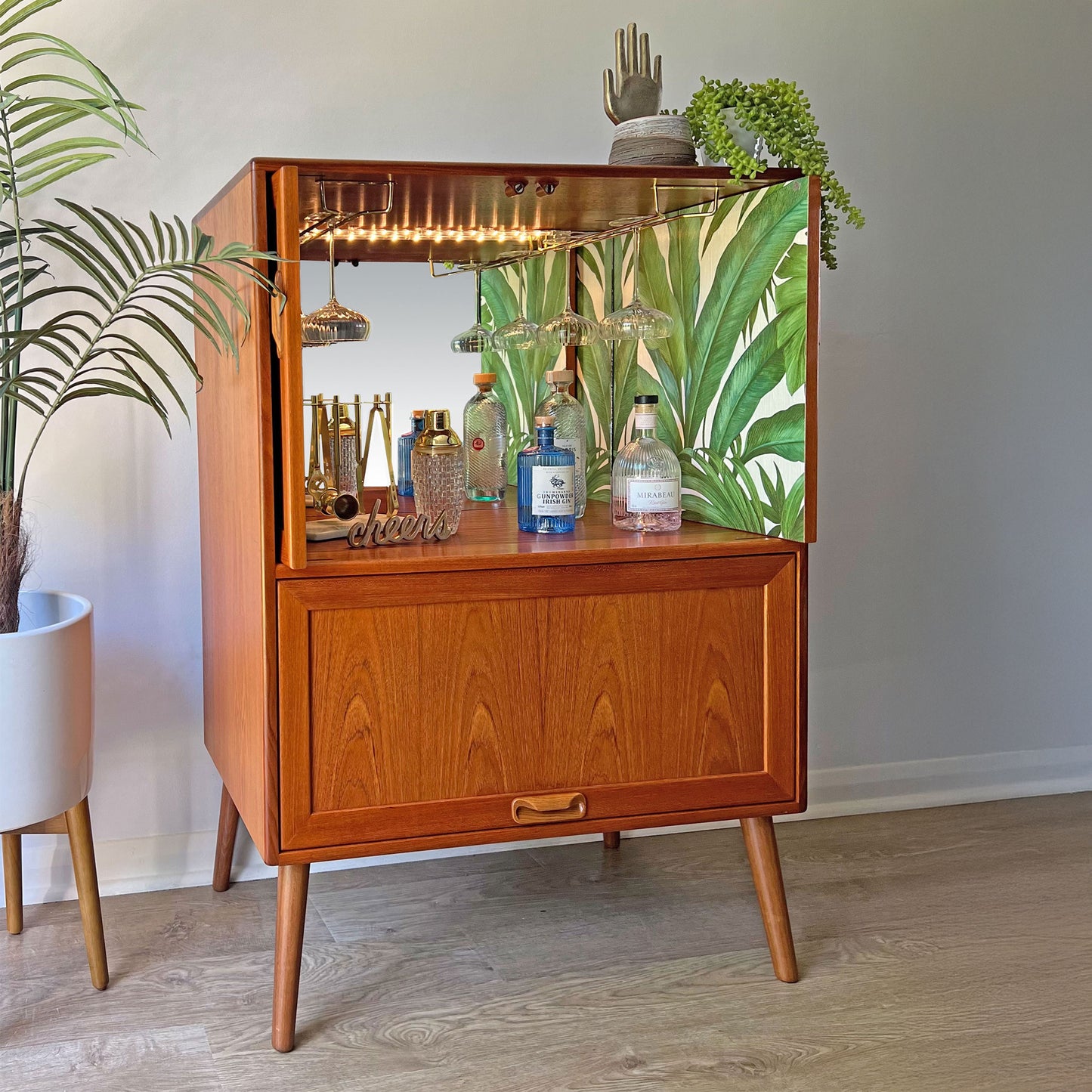 Bespoke Vintage Mid Century Teak G Plan Fresco Drinks Cocktail Cabinet - *MADE TO ORDER*