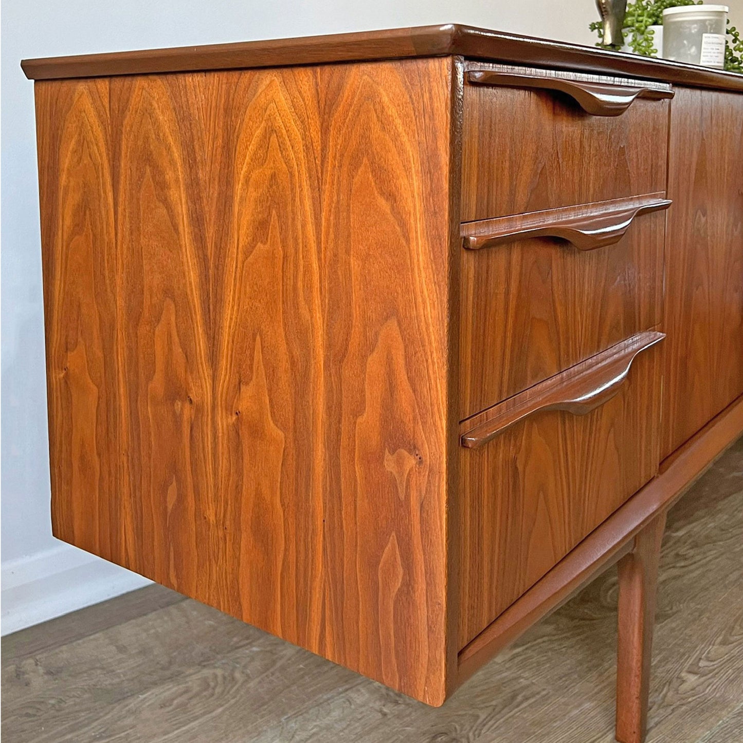 Vintage Mid-Century 1960s Jentique Teak Long John Sideboard TV Unit