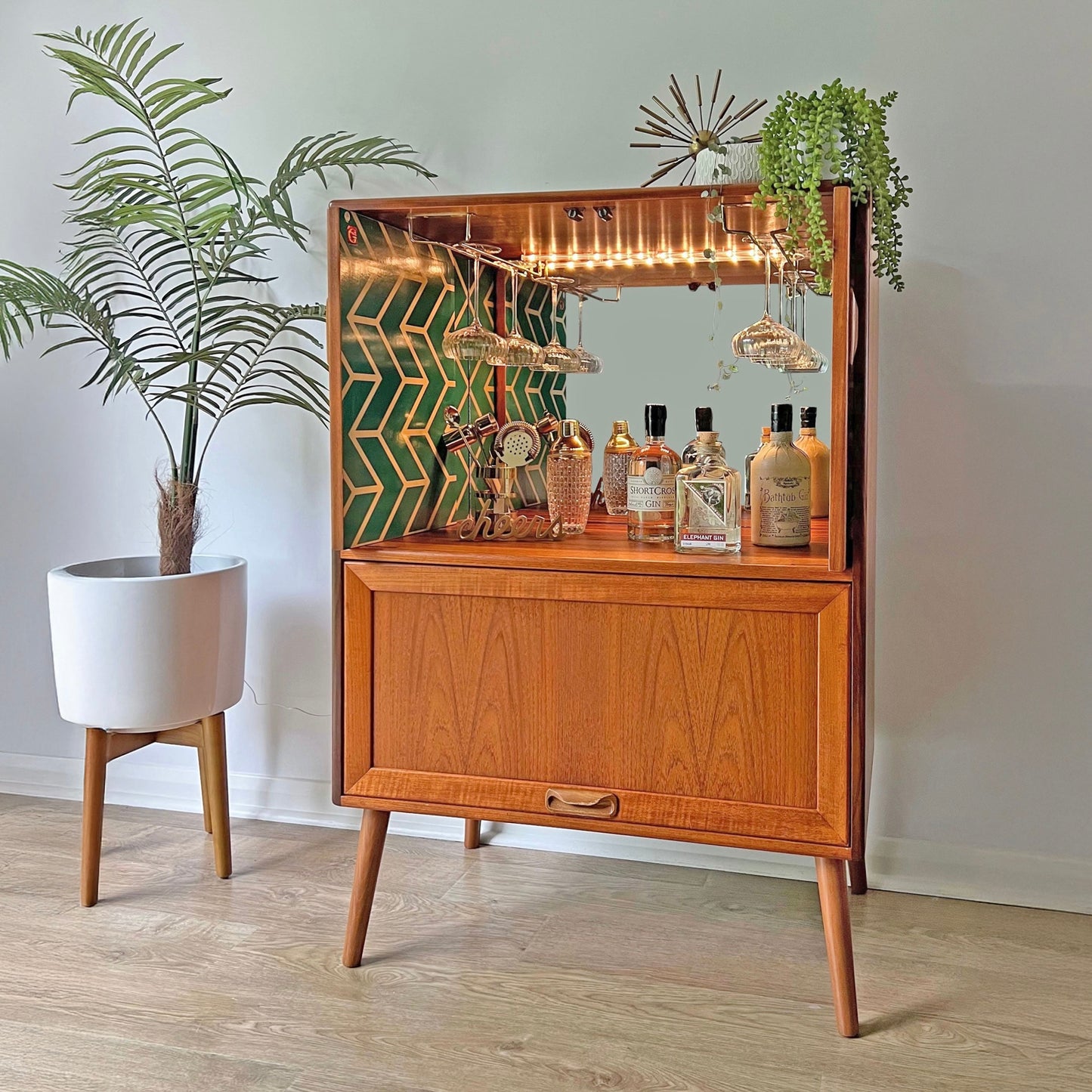 Bespoke Vintage Mid Century Teak G Plan Fresco Drinks Cocktail Cabinet - *MADE TO ORDER*
