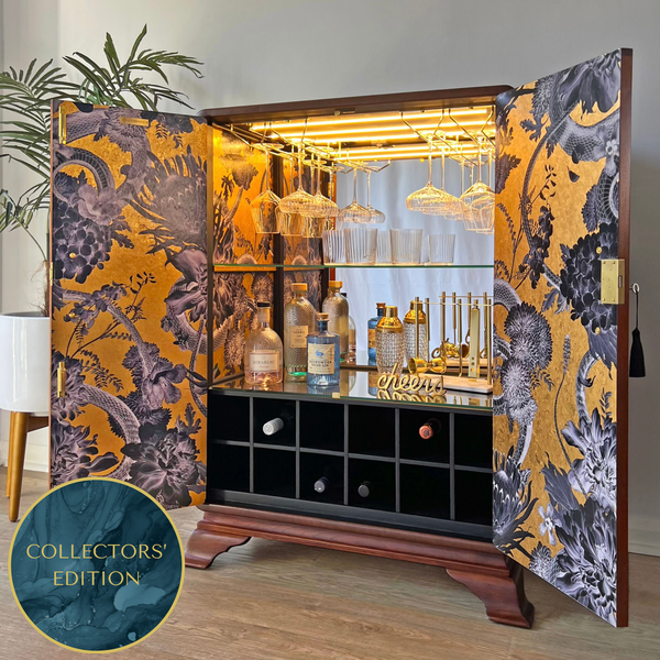 One-of-a-Kind 1930s Luxury Art Deco Walnut Drinks Cabinet – ‘The Alchemist’