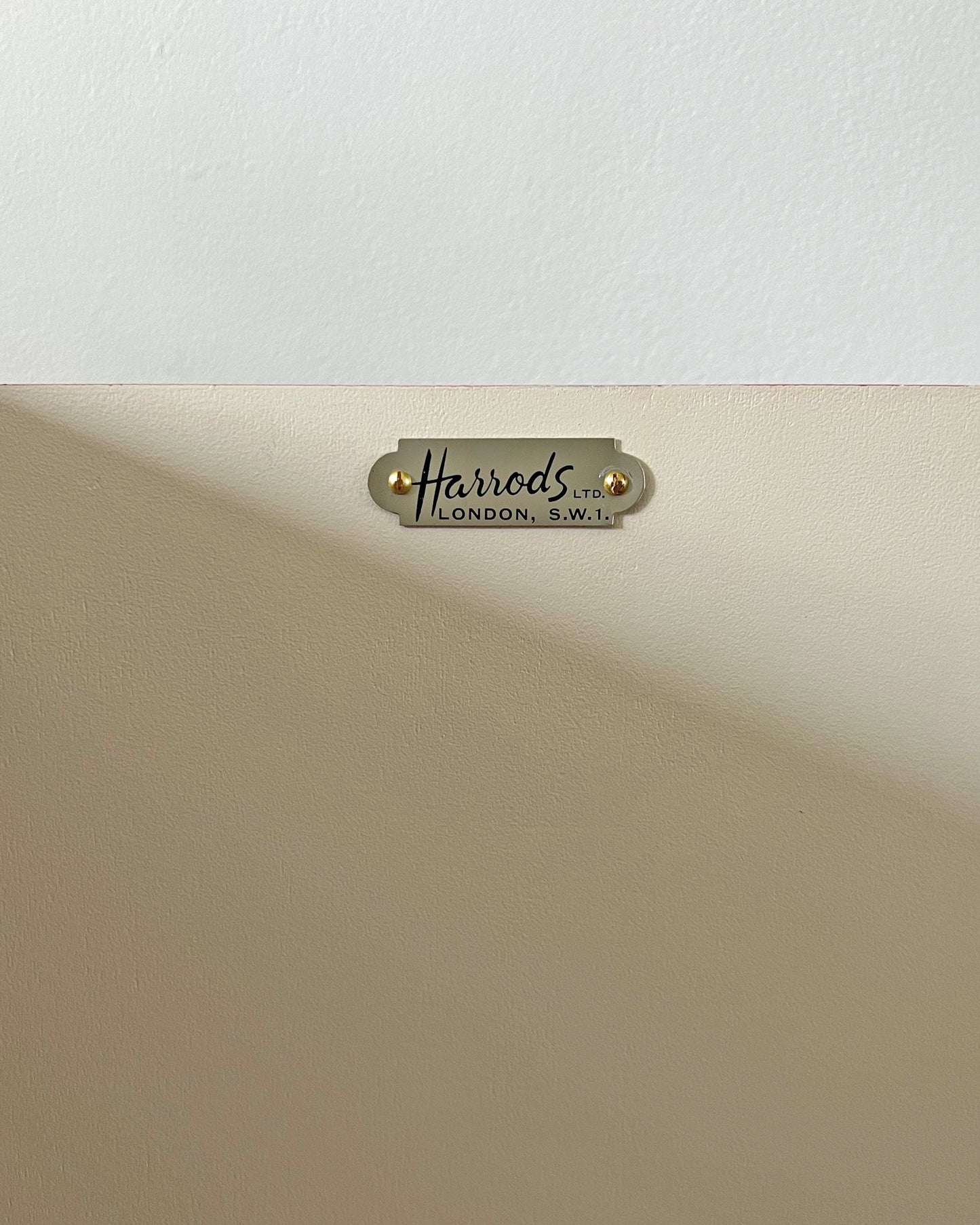 Vintage Harrods Stag C Range Large Drinks Cocktail Cabinet Bar - Pink Gucci Herons - ‘Volare’