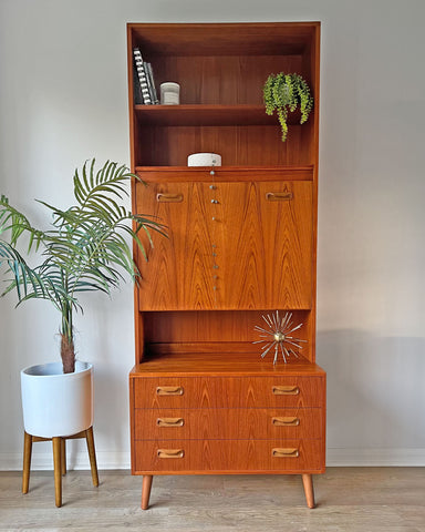 Vintage Mid-Century Teak G Plan Fresco Alcove Drawers & Drinks Cabinet