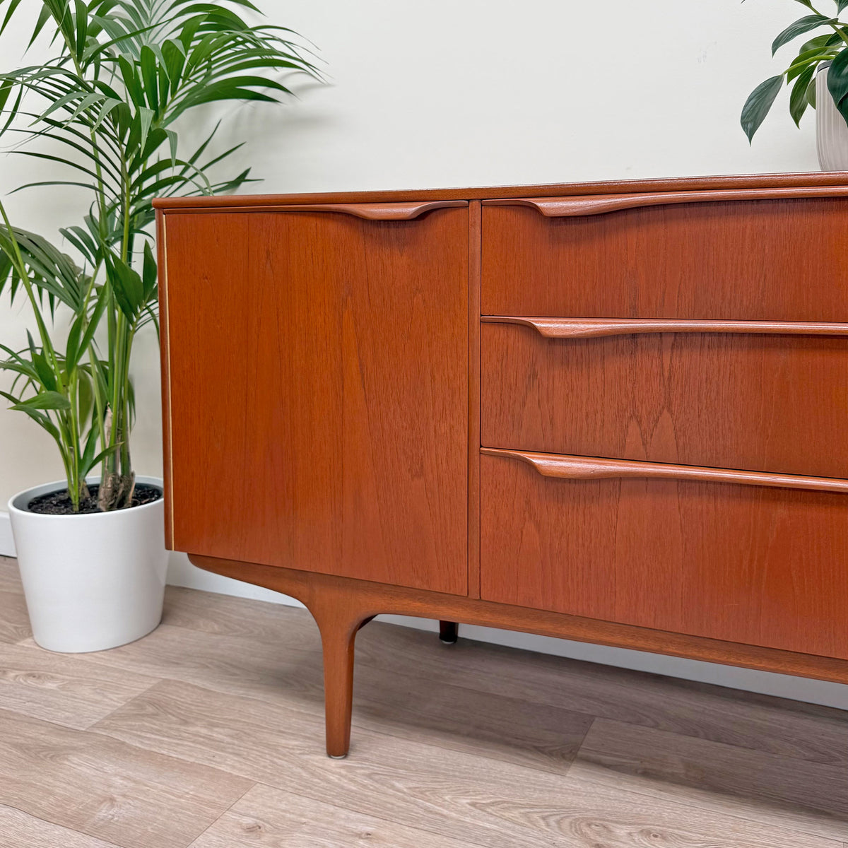 Vintage Mid-Century 1960s Sutcliffe of Todmorden "S-Form" Teak Sideboard TV Unit