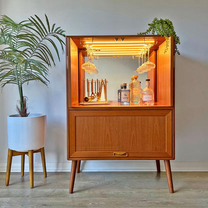 Bespoke Vintage Mid Century Teak G Plan Fresco Drinks Cocktail Cabinet - *MADE TO ORDER*