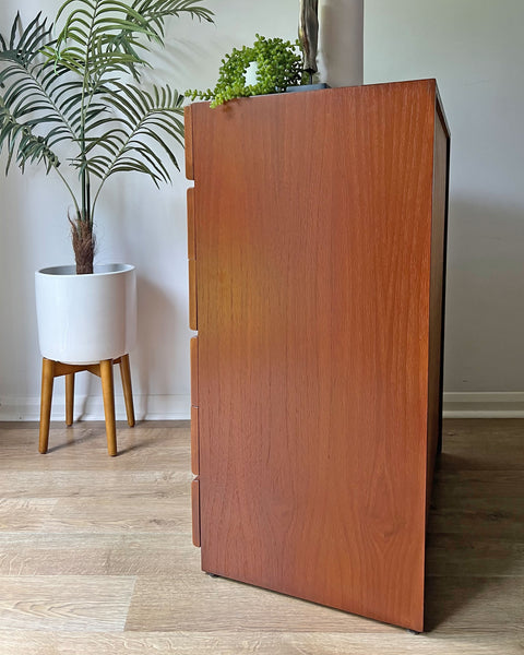 Vintage Mid-Century Rare Meredew Teak Chest of Drawers