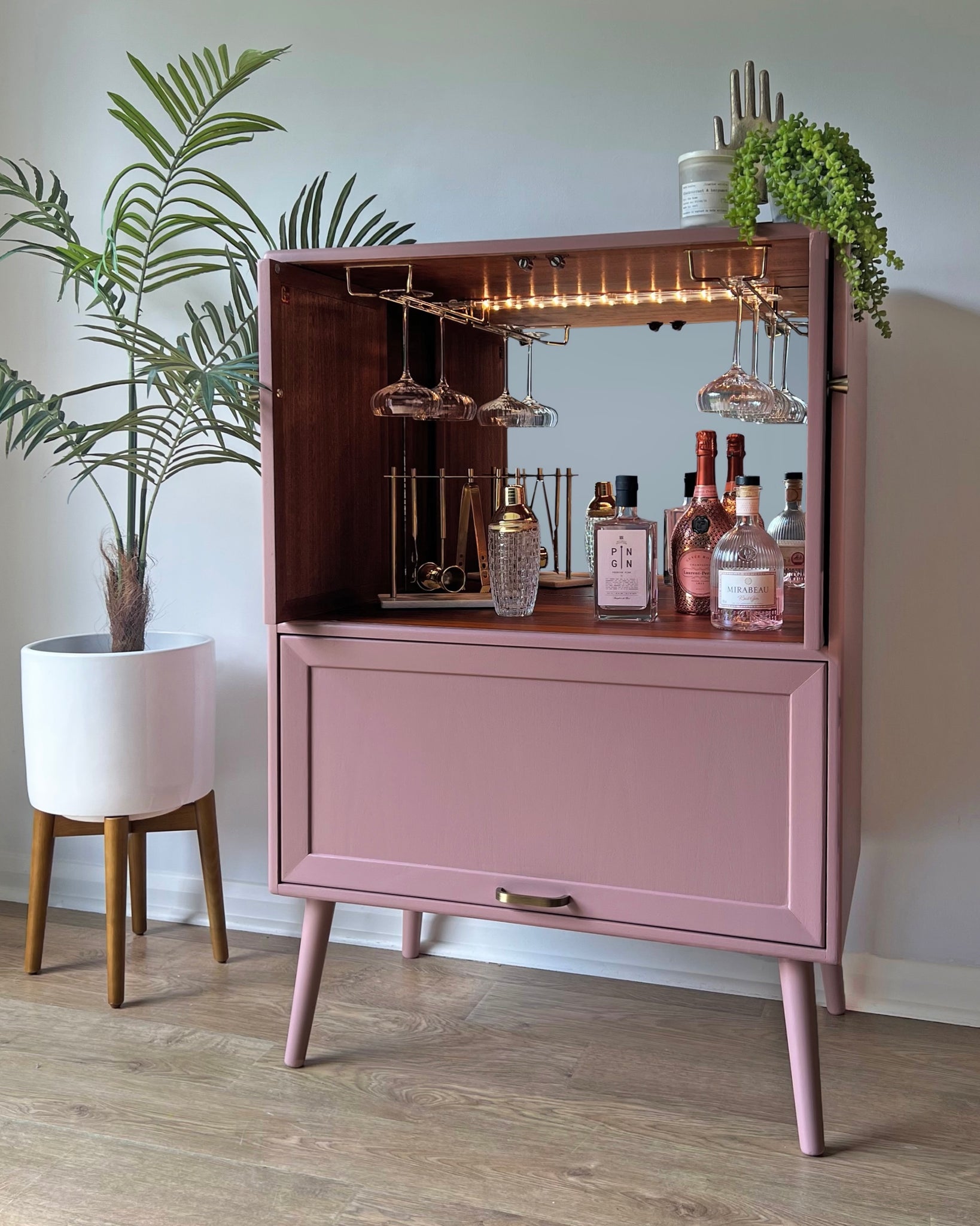 Vintage Mid Century G Plan Fresco Drinks Cocktail Cabinet - PAINTED TO ORDER