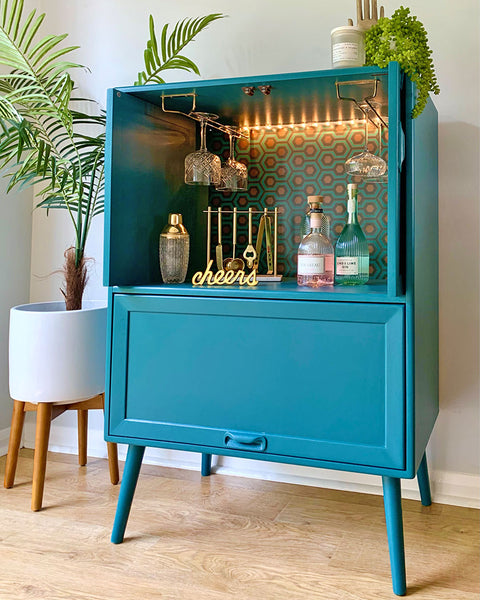 Vintage Mid Century G Plan Fresco Drinks Cocktail Cabinet - PAINTED TO ORDER